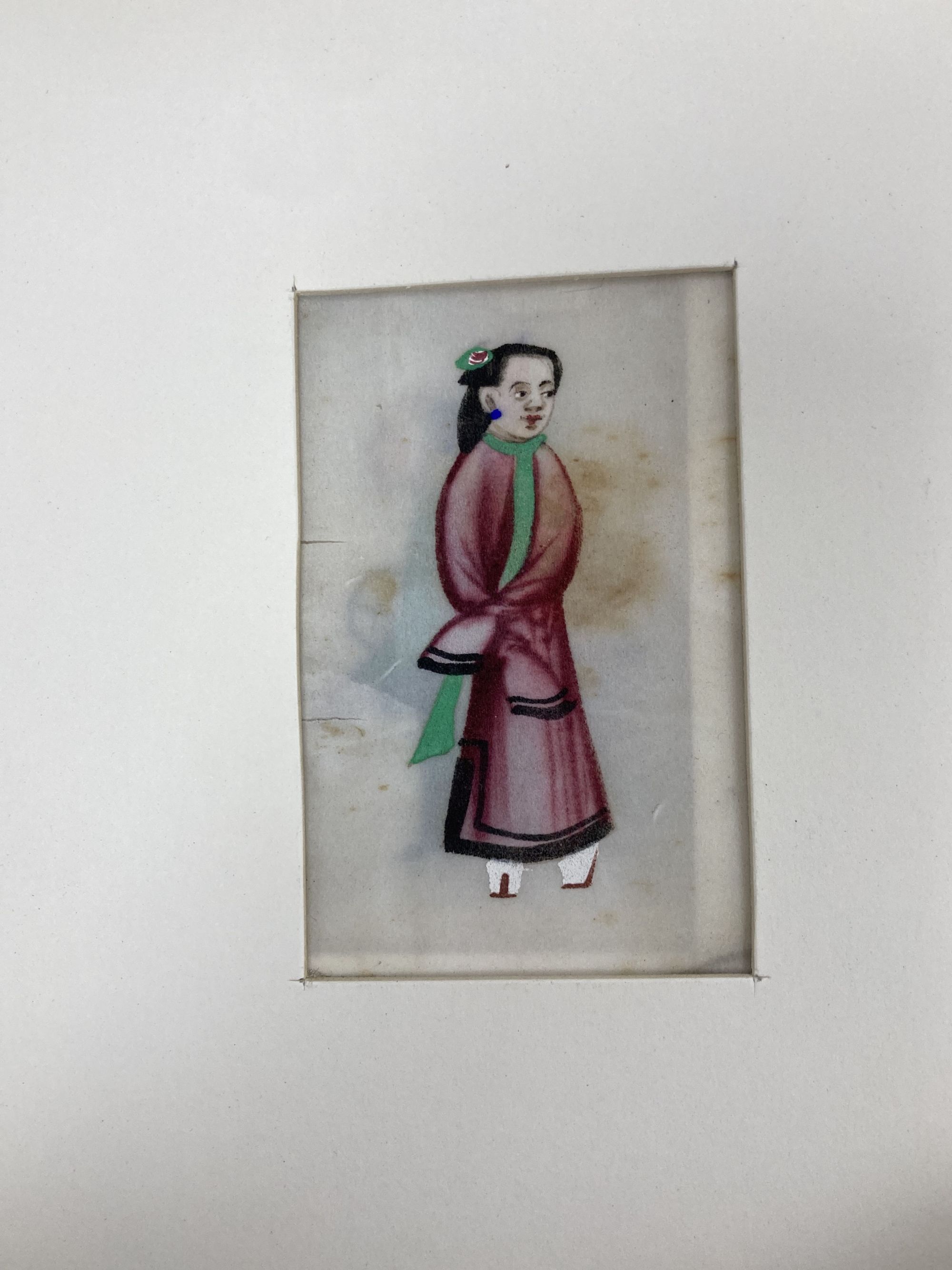 Chinese School c.1900, a group of assorted gouache on pith paper, Figure studies, largest 17 x 24cm, unframed